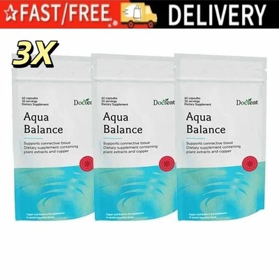 3PCS Aqua Balance Nahrungsergänzungsmittel,180 Kapseln zur Unterstützung des Ge