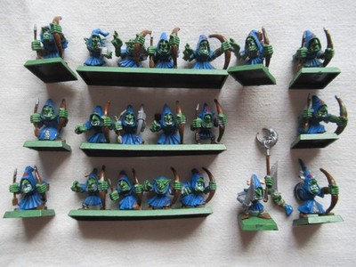 20 Night Goblin Archers - Warhammer The Old World *Orcs & Goblins* GW