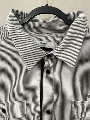 Camisa a Rayas Orisue Para Hombre Informal Bolsillos Talla 3XL - Imagen 4 de 14