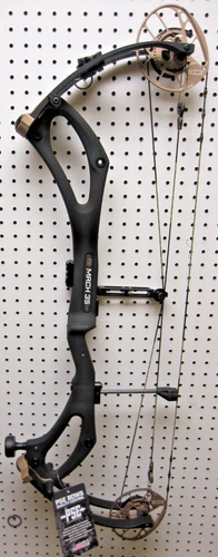 PSE Mach 35, 70 LB EC2, RH Carbon Hunting Bow-Black/Bronze Camo-New