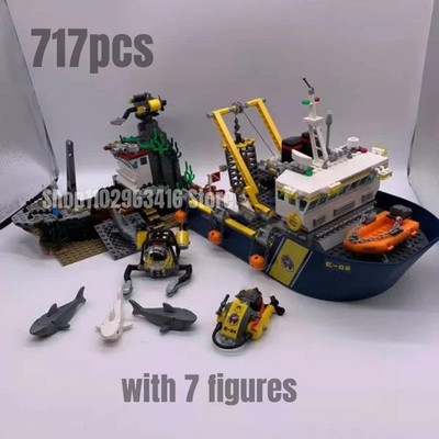 717pcs Deep Sea Exploration Vessel Building Blocks MOC 60095 Model Bricks Toys