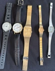 Vtg. Lot Of 5 watches, ladies Seiko, Pulsar, and Timex- No Tested,  Sold As Is