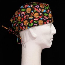 Fast Food Theme Scrub Hat