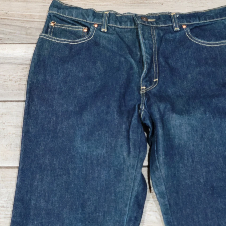 Vintage 80s Sasson Dark Denium Womens Jeans 33 X 34 - Image 3 of 4