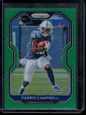 2020 Panini Prizm Parris Campbell Prizm Green Indianapolis Colts #84