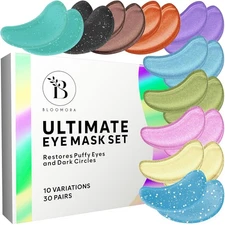 Variety Box Under Eye Patches for Puffy Eyes and Dark Circles(30 PAIRS),... 
