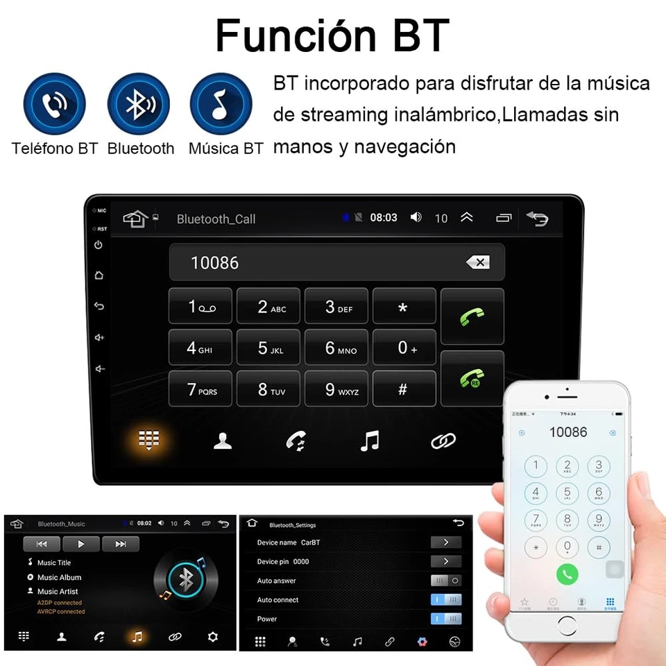 Android 13 para rádio Kia Sorento 2015-2018 carro estéreo 10,1" tela sensível ao toque sem fio - Imagem 2 de 4