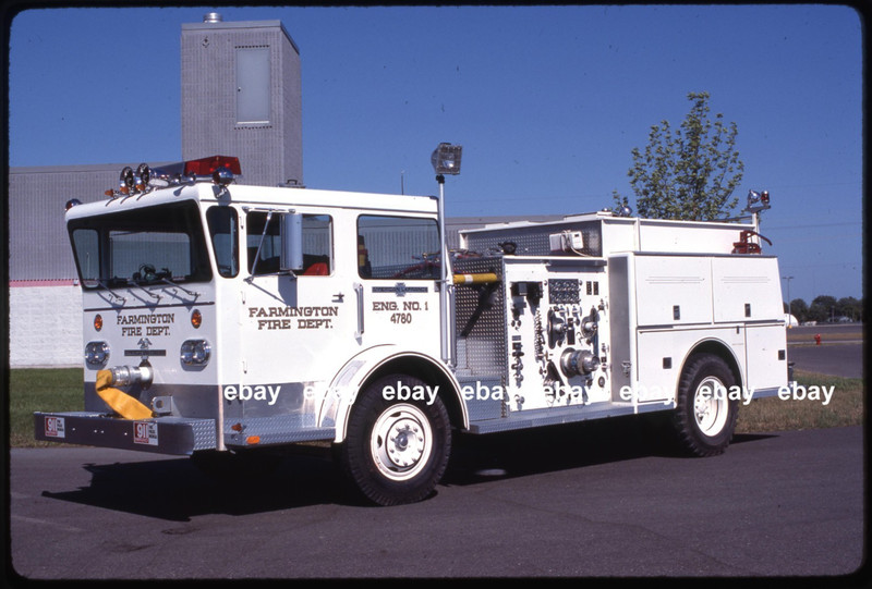 Farmington MN 1974 American La France Pioneer pumper Fire Apparatus Slide