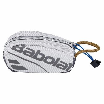 Babolat Wimbledon Mini Keychain Mini Bag White Grey