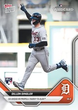 2025 MLB Topps Now #813 Dillon Dingler RC Detroit Tigers AL Wild Card  - IN HAND