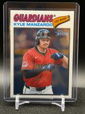 Kyle Manzardo 2026 Topps Heritage Chrome Base #133 - Cleveland Guardians