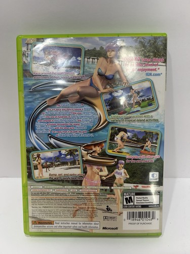 Dead or Alive: Xtreme 2 (Microsoft Xbox 360, 2006) completo CIB disco perfetto - Foto 8 di 8
