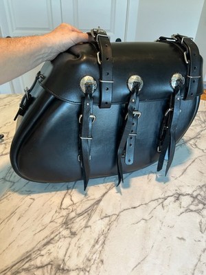 2018-2026 Harley Davidson Softail Leather saddle bags Iron Bags