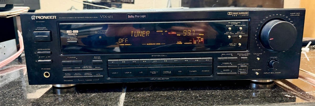 Pioneer 5.1chAVアンプ VSX−S510 Pioneer VSX-451 5.1 Ch Stereo Receiver Dolby Pro Logic; Tested SEE