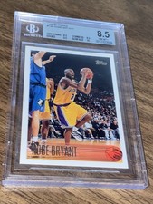 1996-97 Topps Kobe Bryant #138 Rookie Card BGS 8.5 Hall of Famer Mamba. rookie card picture