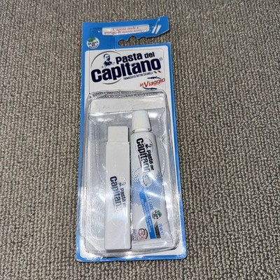 Pasta Del Capitano Travel Set Toothbrush And Toothpaste NEW