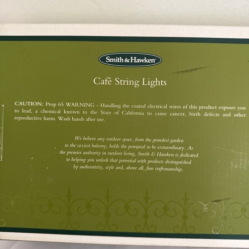 Smith & Hawken Lighting Indoor/Outdoor 26 ft 25 Light Globe Round String Lights - Picture 8 of 10
