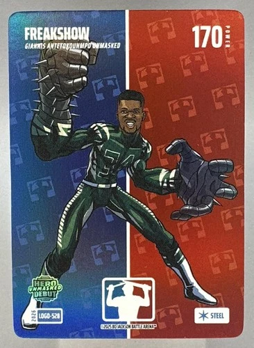 2026 Bo Jackson Battle Arena Freakshow Giannis Antetokounmpo Logofoil Steel 170