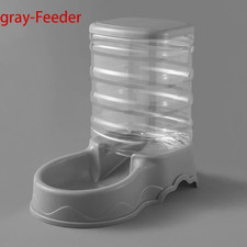 Pet Water and Food Dispenser Cat Dog Drinking Fountain With Bowl Feeder Durable
