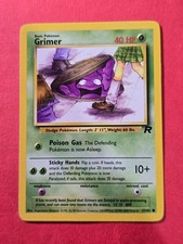 2000 Pokemon Team Rocket Unlimited #57 Grimer, C, NF/H, cds1