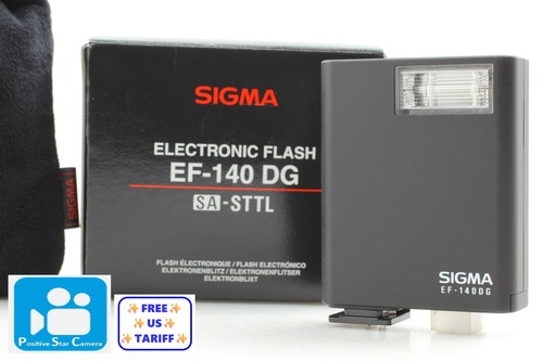 🎦VIDEO👀✨Almost Unused✨ Sigma EF-140 DG SA-STTL Electronic Flash From JAPAN