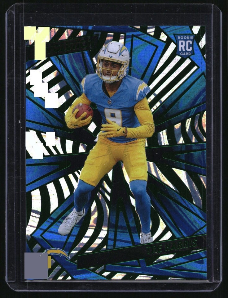 2025 Panini Revolution #243 Tre Harris Green Swirl #243 Tre Harris RC Green Swirl 097/199 Chargers