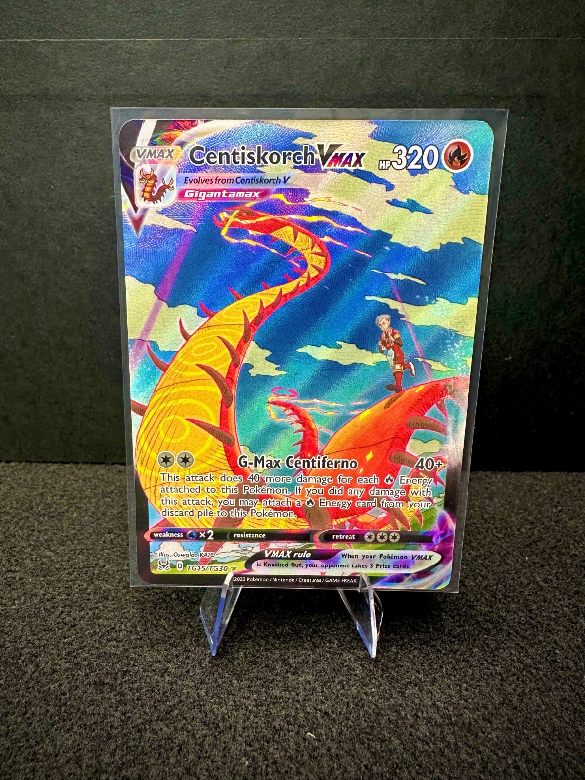 Centiskorch VMAX TG15/TG30 Pokemon TCG SWSH11: Lost Origin Trainer Gallery NM