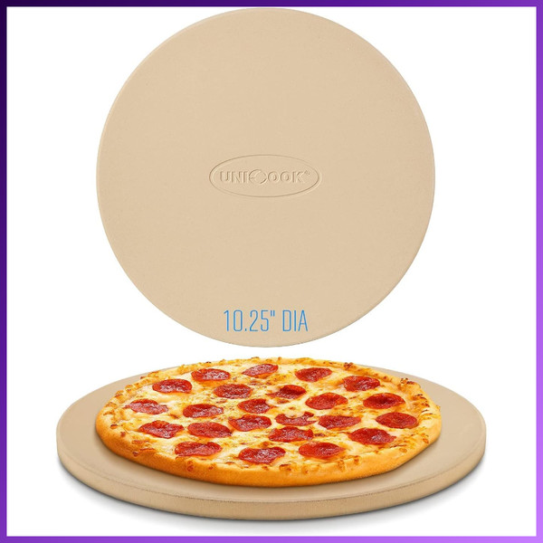 Pizzastein Rund 26Cm FüR Backofen & Grill – Brot- Und Pizza-Backstein-image
