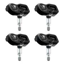 4 Pack Black Tire Pressure Sensors for Toyota Lexus Scion Pontiac Marsflex