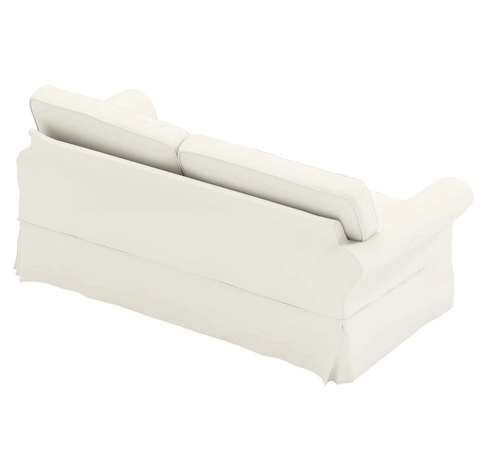 Pottery Barn Comfort Roll Arm 82" Sofa Slipcover Beige (Box Edge)  New Sealed ! - Image 3 of 4