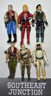 Vintage 80s/90s GI Joe ARAH Figure Lot Hasbro Bundle Of 6 Sloppy Parts Repair