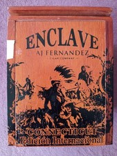 Enclave Connecticut 20 cygar robustos puste pudełko na cygara drewniane pudełko na cygara