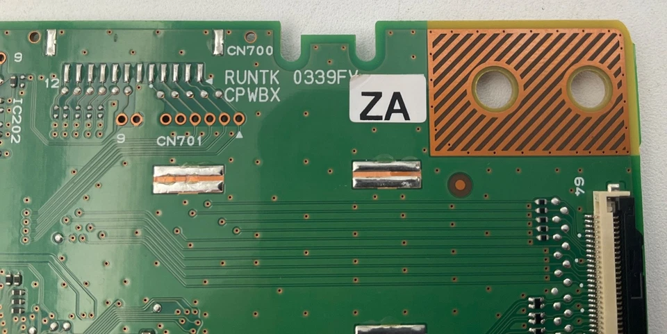 T-Con Board RUNTK0339FVZA / 1P-1173C00-4010 for Sharp 4TB80CJ1U 80" 4K TV - Image 3 of 4