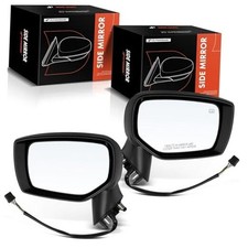 Pair 2 Driver and Passenger Side Power Door Mirror - Compatible with Subaru