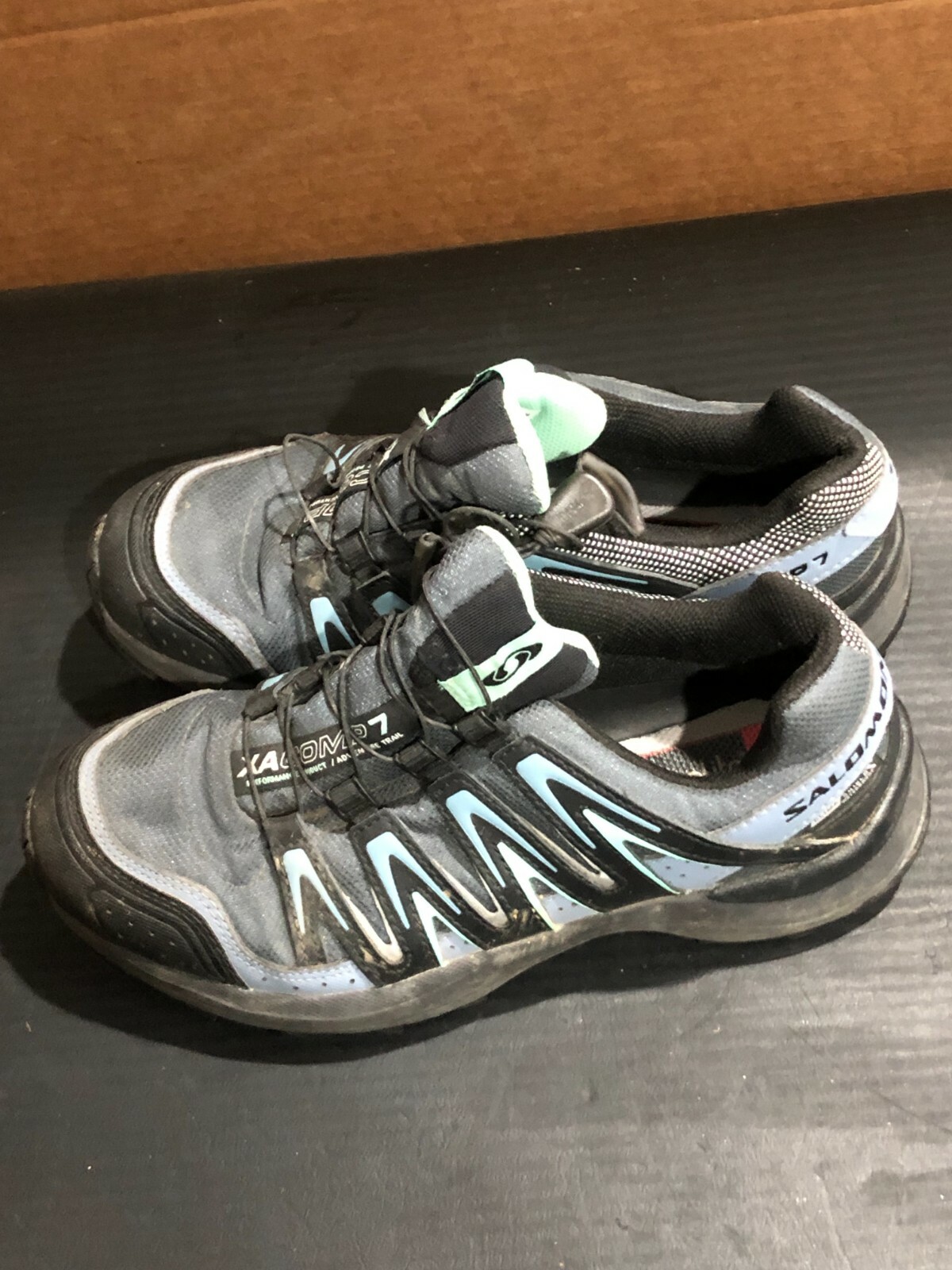 Scarpe da trail running Salomon Xacomp 7 US da donna taglia 7 5 blu SPEDIZIONE GRATUITA