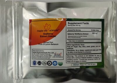 Gojiberry Wolfberry 50% Polysaccharide Pure and High Quality Powder