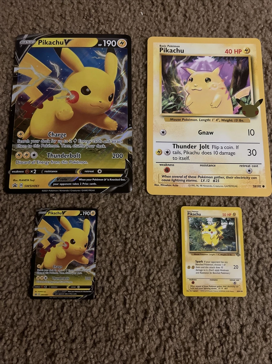 Vintage Pikachu - Base Set - 58/102 - Pokemon Card - EXC / Near