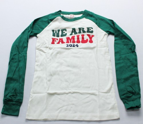 The Children's Place Kid's Unisex We Are Family Pajamas EJ2 Green Size 12 NWT - Picture 2 of 8