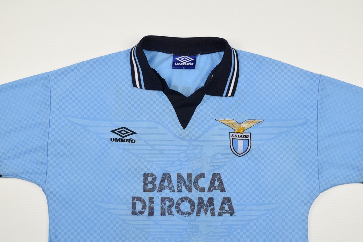 1995-1996 LAZIO UMBRO HOME FOOTBALL SHIRT (SIZE M) | eBay