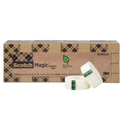 Scotch  Magic Greener Tape 812-16P, 3/4 In X 900 In (19 mm X 22,8 M)