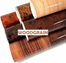 Gloss Woodgrain Birdseye Rosewood Oak Vinyl Car Wrap Sticker Decal Film Roll