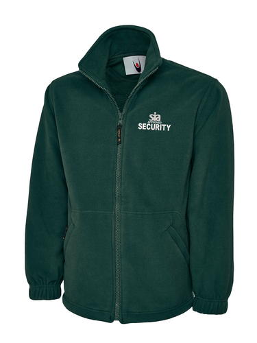 SIA Approved Security Embroidered Full Zip Fleece Jacket Event Security CCTV - Picture 6 of 18
