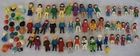 Vintage Geobra Playmobil Lot Of 49 Costumed People Figures Hats Accessories 1974