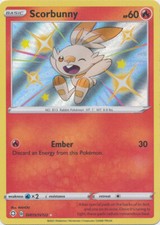 Scorbunny (Shiny) - SV015/SV122 Ultra Rare Shining Fates NM Pokemon TCG