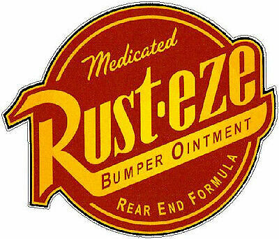 2-PACK RUST-EZE HOT ROD RAT FINK MOTORCYCLES TOOLS GUNS STICKERS