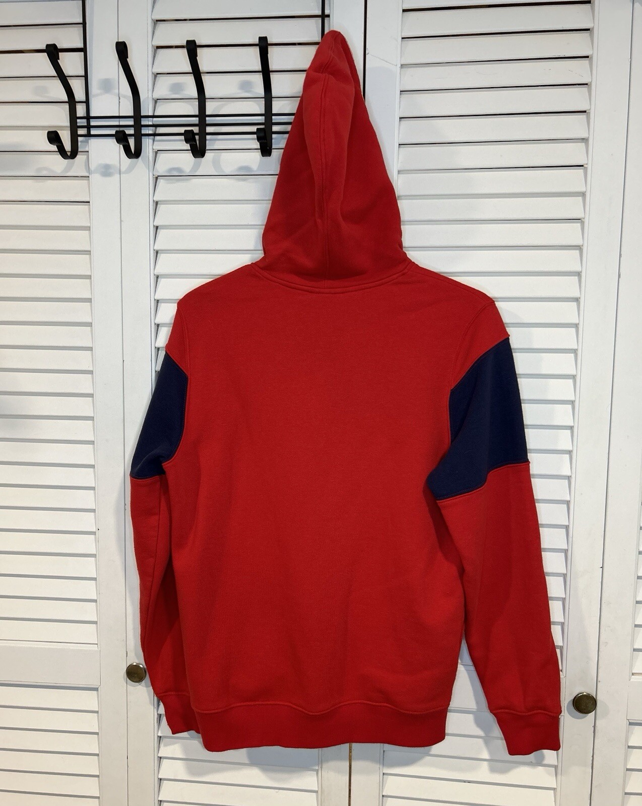 Felpa con cappuccio FILA Timeless logo colorblocked taglia M MFila rosso fila navy