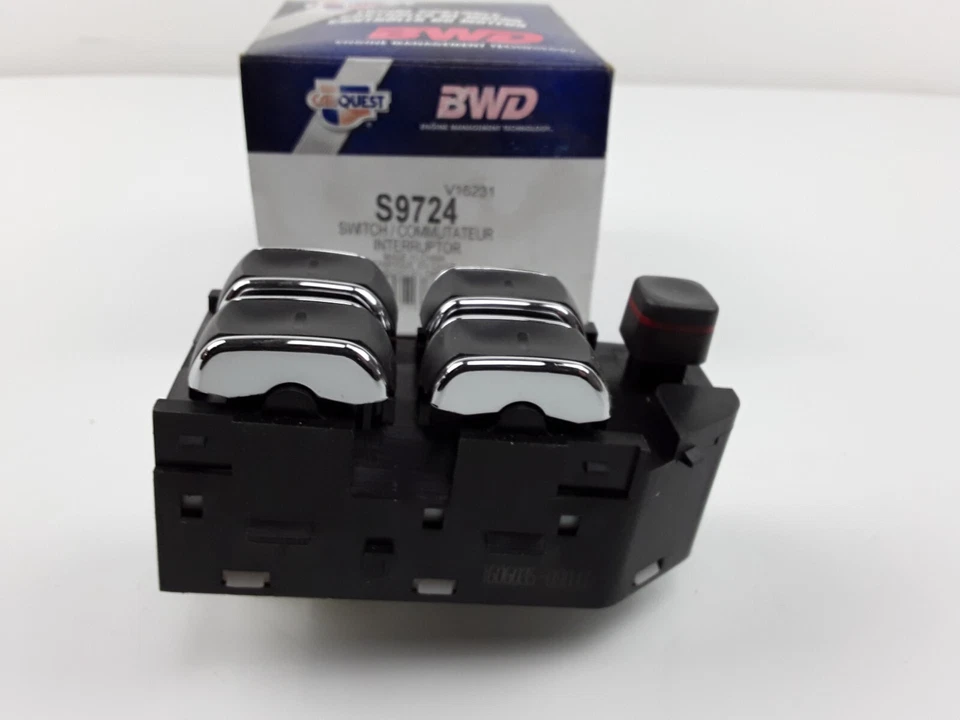 Power Window Switch Left Driver Side Front For Cadillac DeVille 1997 1998 1999 - Image 4 of 4