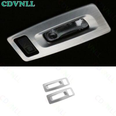 For Ford Explorer 2011-2019 Silver Steels Rear Reading Light Frame Cover Trim