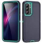 Dark Blue Military Full Body Shock Proof Defender Case For Galaxy A36 5G
