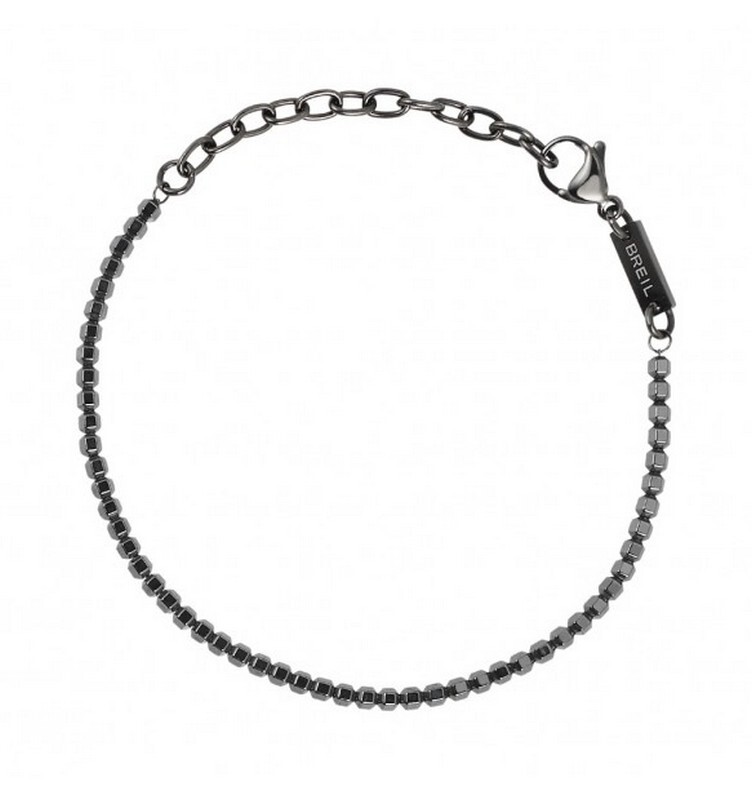 Bracciale uomo Breil Ematite B Rock acciaio TJ3354